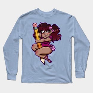 Ballerina Artist Long Sleeve T-Shirt